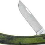 CASE KNIVES CROSSROADS SERIES - GREEN/BLACK LAM SOD BUSTER JR