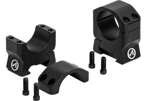 ATHLON RINGS ARMOR 1" MEDIUM - 0.9" HEIGHT BLACK