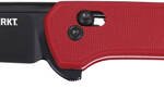 CRKT Q COMPACT 3.05" PLAIN - EDGE RED CROSSBAR LOCK