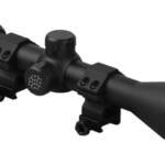 KONUS SCOPE FIGHTER 4-12X40 - W/RINGS AO BDC RETICLE BLACK