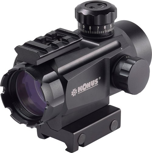 KONUS RED/GREEN DOT KONUSIGHT - 1X30 4-INTERCHANGEABLE RET
