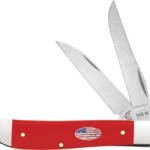 CASE KNIVES AMERICAN WORKMAN - RED SNYTHETIC MINI TRAPPER