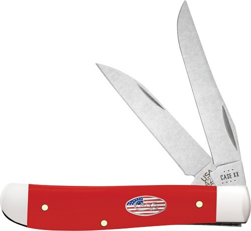 CASE KNIVES AMERICAN WORKMAN - RED SNYTHETIC MINI TRAPPER