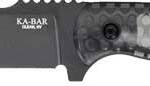 KA-BAR LES GEORGE COOL NAME - 4.62" SHEEPSFOOT & SHEATH