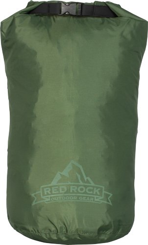 RED ROCK ROLL TOP DRY BAG - 13 LITER WATERPROOF BLACK