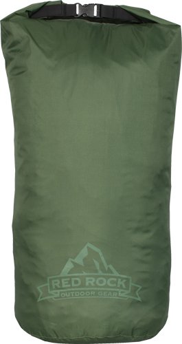 RED ROCK ROLL TOP DRY BAG - 25 LITER WATERPROOF OD GREEN