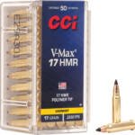 CCI V-MAX 17HMR 17GR 2550FPS - 50RD 40BX/CS