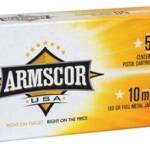 ARMSCOR 10MM 180GR FMJ - 50RD 20BX/CS MADE IN USA