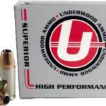 UNDERWOOD 9MM LUGER +P 124GR - XTP JHP 20RD 10BX/CS