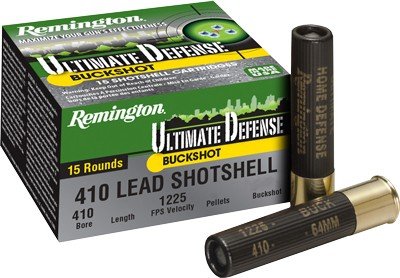 REMINGTON ULTIMATE DEFENSE 410 - 3" OOO BUCK 15RD 10BX/CS