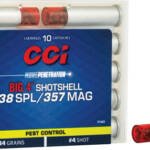 CCI SHOTSHELL 38/357 84GR - #4 SHOT 10RD 20BX/CS