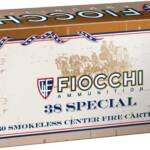 FIOCCHI 38 SPECIAL 158GR - LEAD-FP 50RD 10BX/CS
