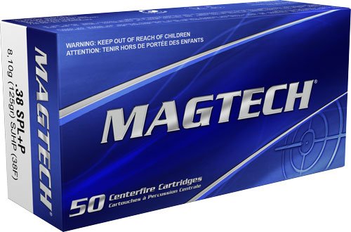 MAGTECH 38 SPECIAL 125GR SJHP - 50RD 20BX/CS