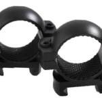 TRADITIONS RINGS 1" WEAVER - MEDIUM MATTE BLACK