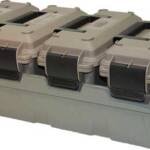 MTM 4-CAN AMMO CRATE W/ 4 .30 - CAL AMMO CANS ARMY GRN/DK ERTH