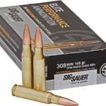 SIG AMMO 308 WIN 168GR OPEN - TIP MATCH 20RD 10BX/CS
