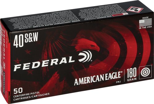 FEDERAL AE 40 SW 180GR FMJ-TC - 50RD 20BX/CS
