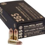 SIG AMMO 9MM 115GR ELITE BALL - 365 FMJ 50RD 20BX/CS