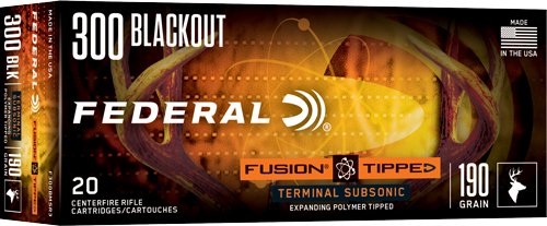 FEDERAL FUSION 300 AAC 190GR - SUBSONIC FUSION 20RD 10BX/CS