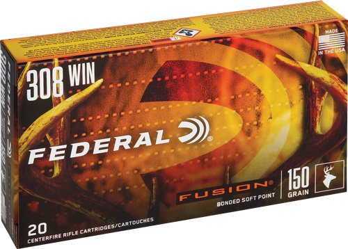 FEDERAL FUSION 308 WIN 150GR - FUSION 20RD 10BX/CS