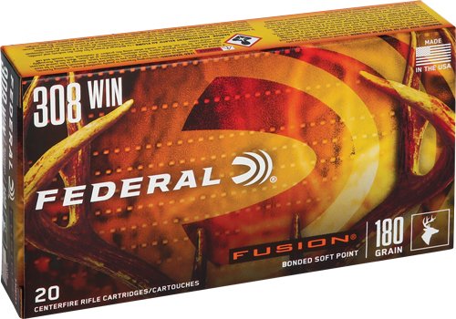 FEDERAL FUSION 308 WIN - 180GR FUSION 20RD 10BX/CS