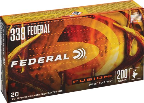 FEDERAL FUSION 338 FEDERAL - 200GR FUSION 20RD 10BX/CS