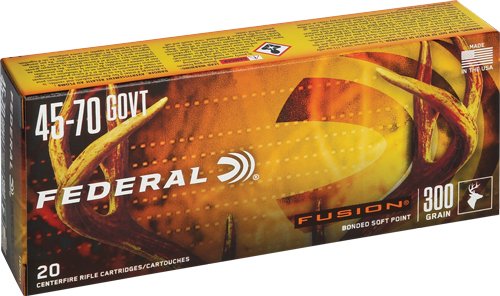 FEDERAL FUSION 45-70 GOV 300GR - FUSION 20RD 10BX/CS