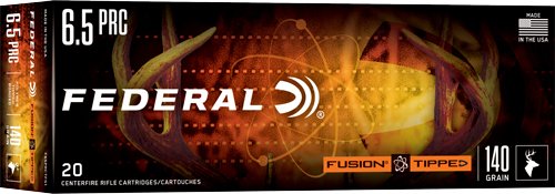 FEDERAL FUSION 6.5 PRC 140GR - TIPPED FUSION 20RD 10BX/CS