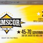 ARMSCOR 45-70 GOV 300GR JHP - 20RD 10BX/CS