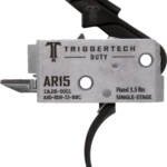TRIGGERTECH AR-15 SINGLE STAGE - BLACK DUTY CURVED 3.5LB