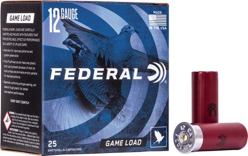 FEDERAL GAME LOAD 12GA 2.75" - 1OZ #7.5 25RD 10BX/CS