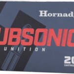 HORNADY SUBSONIC 338 ARC - 307GR SUB-X 20RD 10BX/CS
