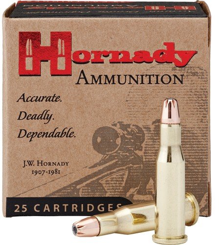HORNADY 218 BEE 45GR JHP - 25RD 10BX/CS