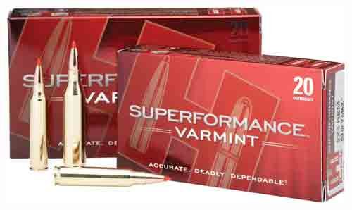 HORNADY SPF VARMINT 222 REM - 50GR V-MAX 20RD 10BX/CS