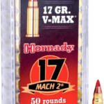 HORNADY 17 MACH2 17GR V-MAX - 50RD 100BX/CS