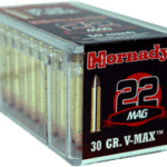 HORNADY 22WMR 30GR V-MAX - 2200FPS 50RD 40BX/CS