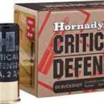 HORNADY CRITICAL DEFENSE 12GA - 2.75" 00 BUCK 10RD 10BX/CS