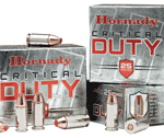 HORNADY CRITICAL DUTY 9MM - LUGER 135GR 25RD 10BX/CS