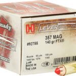 HORNADY LEVEREVOLUTION 357 MAG - 140GR FTX 25RD 10BX/CS