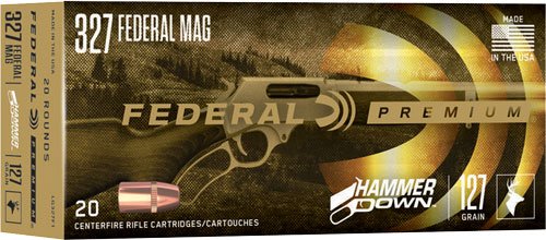 FEDERAL HAMMER DOWN 327 - FEDERAL 127GR JSP 20RD 10BX/CS