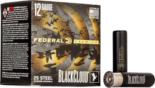 FEDERAL BLACK CLOUD 12GA 3.5" - 1-1/2OZ #2 1500FPS 25RD 10BX/C