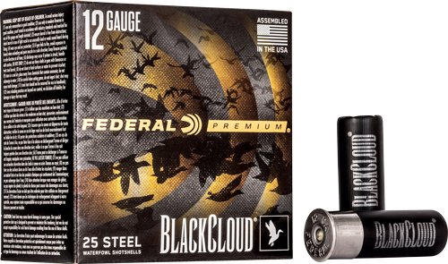 FEDERAL BLACK CLOUD 12GA 2.75" - 1-1/8OZ #2 1500FPS 25RD 10BX/C