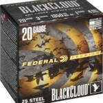 FEDERAL BLACK CLOUD 20GA 3" - 1OZ #4 1350FPS 25RD 10BX/CS