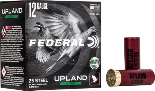 FEDERAL UPLAND STEEL 12GA - 2.75" 1-1/8OZ #7.5 25RD 10BX/C