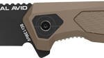 REAL AVID RAV-3 KNIFE ASSISTED - FOLDING 3.25" BLADE TAN