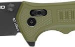 REAL AVID RAV-4 KNIFE ASSISTED - FOLDING 3.25" BLD GREEN NYLON