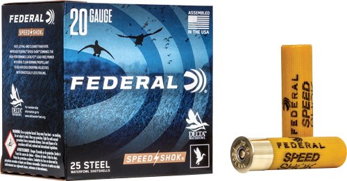 FEDERAL SPEED SHOK 20GA 3" - 7/8OZ #1 1550FPS 25RD 10BX/CS