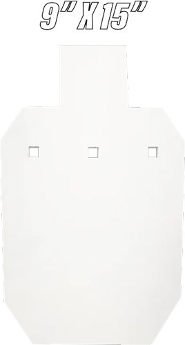 BASH TARGET AR500 SILHOUETTE - HALF SIZE 9"X15"-3/8" THICK