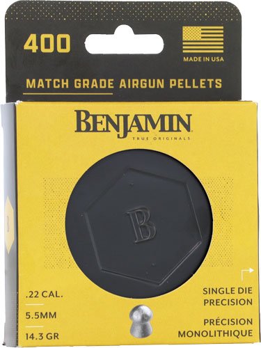 BENJAMIN BD22 22 CAL DOMED - PELLETS 14.3 GRAINS 400-PACK