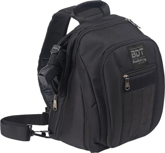 BULLDOG BDT SMALL SLING PACK - W/MOLLE WEBBING BLACK